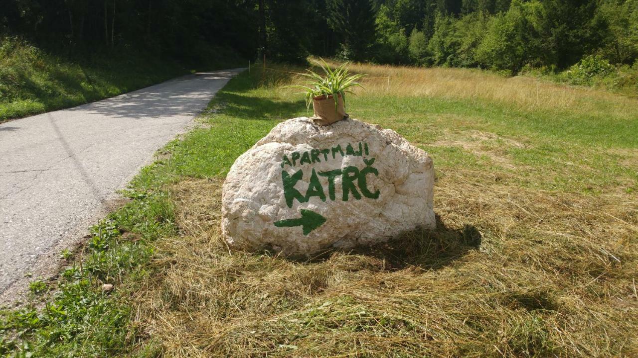 Apartmaji Katrc Soča Exterior foto
